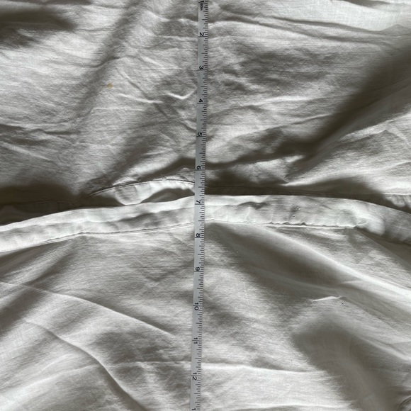 Antique French provincial full petticoat XS-S handmade white night gown - Picture 12 of 15